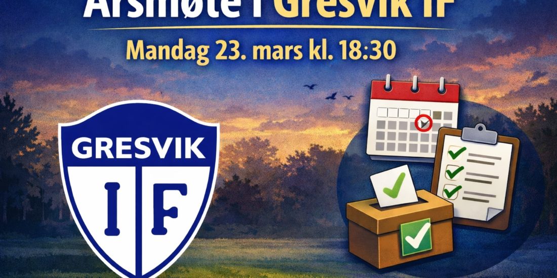 Årsmøte i Gresvik IF 23.mars
