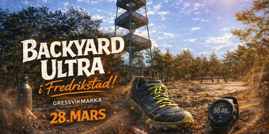 Backyard Ultra Fredrikstad i Trondalen 28.mars