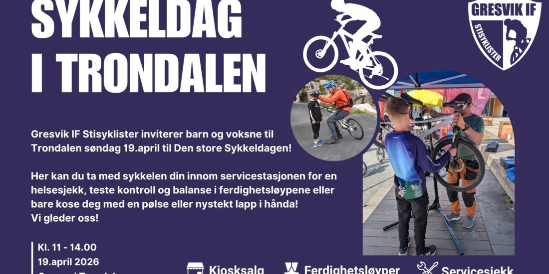 Den store sykkeldagen i Trondalen søndag 19.april