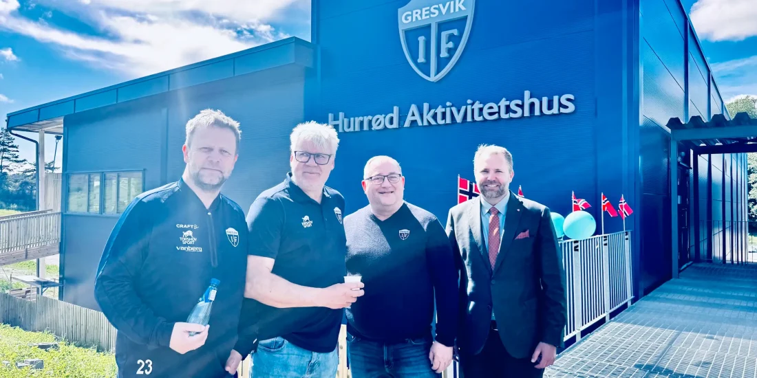 Onsdag 10.juni ble Hurrød Aktivitetshus offisielt åpnet av ordfører Arne Sekkelsten