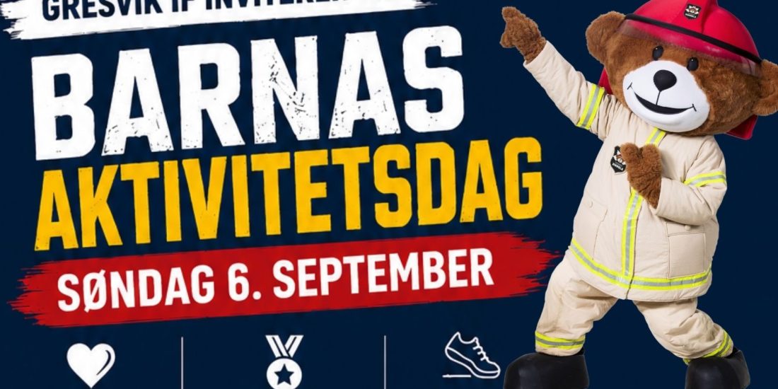 Barnas Aktivitetsdag - Bjørnis kommer søndag 6.sept